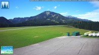 Archiv Foto Webcam Flugplatz Mariazell Blick Richtung Nordwesten 13:00
