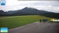 Archiv Foto Webcam Flugplatz Mariazell Blick Richtung Nordwesten 08:00