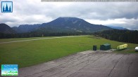 Archiv Foto Webcam Flugplatz Mariazell Blick Richtung Nordwesten 11:00