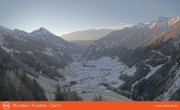 Archived image Webcam View towards village Pfunders in South Tyrol 02:00