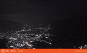 Archived image Webcam View from mountain Mutspitze towards Meran 18:00