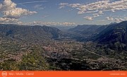 Archived image Webcam View from mountain Mutspitze towards Meran 10:00