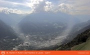Archived image Webcam Latsch and St. Martin im Kofel (South Tyrol) 08:00