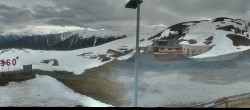 Archived image Webcam Panoramic view from mountain hut Plantapatsch in Watles (South Tyrol) 19:00