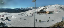 Archived image Webcam Panoramic view from mountain hut Plantapatsch in Watles (South Tyrol) 11:00