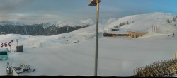 Archived image Webcam Panoramic view from mountain hut Plantapatsch in Watles (South Tyrol) 07:00