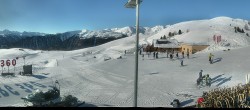 Archived image Webcam Panoramic view from mountain hut Plantapatsch in Watles (South Tyrol) 09:00