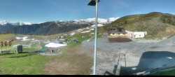 Archived image Webcam Panoramic view from mountain hut Plantapatsch in Watles (South Tyrol) 07:00