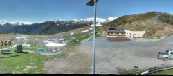 Archived image Webcam Panoramic view from mountain hut Plantapatsch in Watles (South Tyrol) 09:00