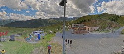 Archived image Webcam Panoramic view from mountain hut Plantapatsch in Watles (South Tyrol) 15:00