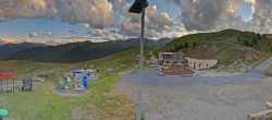 Archived image Webcam Panoramic view from mountain hut Plantapatsch in Watles (South Tyrol) 19:00
