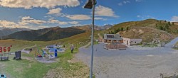 Archived image Webcam Panoramic view from mountain hut Plantapatsch in Watles (South Tyrol) 11:00