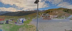 Archived image Webcam Panoramic view from mountain hut Plantapatsch in Watles (South Tyrol) 13:00