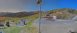 Archived image Webcam Panoramic view from mountain hut Plantapatsch in Watles (South Tyrol) 11:00