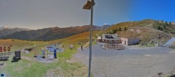 Archived image Webcam Panoramic view from mountain hut Plantapatsch in Watles (South Tyrol) 13:00