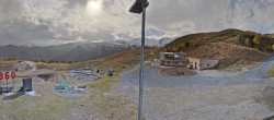 Archived image Webcam Panoramic view from mountain hut Plantapatsch in Watles (South Tyrol) 13:00