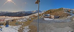 Archived image Webcam Panoramic view from mountain hut Plantapatsch in Watles (South Tyrol) 11:00