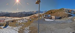 Archived image Webcam Panoramic view from mountain hut Plantapatsch in Watles (South Tyrol) 12:00