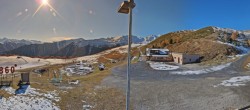 Archiv Foto Webcam Panoramablick von der Plantapatschhütte, Watles 12:00