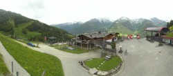 Archived image Webcam Klausberg - mountain restaurant Kristallalm in Ahrn Valley (South Tyrol) 11:00