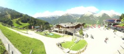 Archived image Webcam Klausberg - mountain restaurant Kristallalm in Ahrn Valley (South Tyrol) 11:00