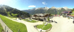 Archived image Webcam Klausberg - mountain restaurant Kristallalm in Ahrn Valley (South Tyrol) 13:00