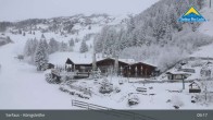 Archived image Webcam Serfaus: Mountain Restaurant Leithe Wirt 08:00