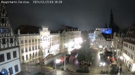 Archiv Foto Webcam Hauptmarkt Zwickau 23:00