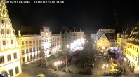 Archiv Foto Webcam Hauptmarkt Zwickau 19:00