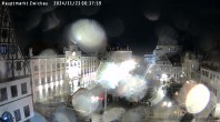 Archiv Foto Webcam Hauptmarkt Zwickau 23:00