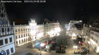 Archiv Foto Webcam Hauptmarkt Zwickau 23:00