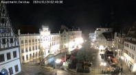 Archiv Foto Webcam Hauptmarkt Zwickau 01:00