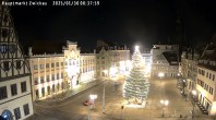 Archiv Foto Webcam Hauptmarkt Zwickau 23:00