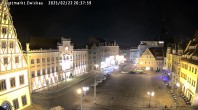 Archiv Foto Webcam Hauptmarkt Zwickau 19:00