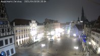 Archiv Foto Webcam Hauptmarkt Zwickau 18:00
