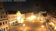 Archiv Foto Webcam Hauptmarkt Zwickau 23:00