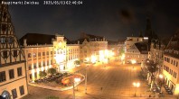 Archiv Foto Webcam Hauptmarkt Zwickau 01:00