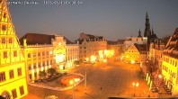 Archiv Foto Webcam Hauptmarkt Zwickau 03:00