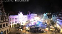 Archiv Foto Webcam Hauptmarkt Zwickau 23:00