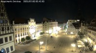 Archiv Foto Webcam Hauptmarkt Zwickau 01:00