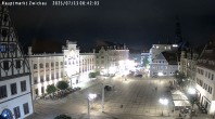 Archiv Foto Webcam Hauptmarkt Zwickau 23:00