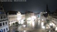 Archiv Foto Webcam Hauptmarkt Zwickau 01:00