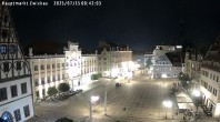 Archiv Foto Webcam Hauptmarkt Zwickau 23:00