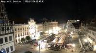 Archiv Foto Webcam Hauptmarkt Zwickau 01:00