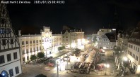 Archiv Foto Webcam Hauptmarkt Zwickau 23:00