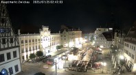 Archiv Foto Webcam Hauptmarkt Zwickau 01:00