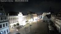 Archiv Foto Webcam Hauptmarkt Zwickau 01:00
