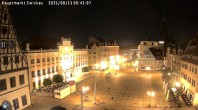 Archiv Foto Webcam Hauptmarkt Zwickau 23:00