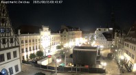 Archiv Foto Webcam Hauptmarkt Zwickau 23:00