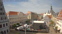 Archiv Foto Webcam Hauptmarkt Zwickau 09:00